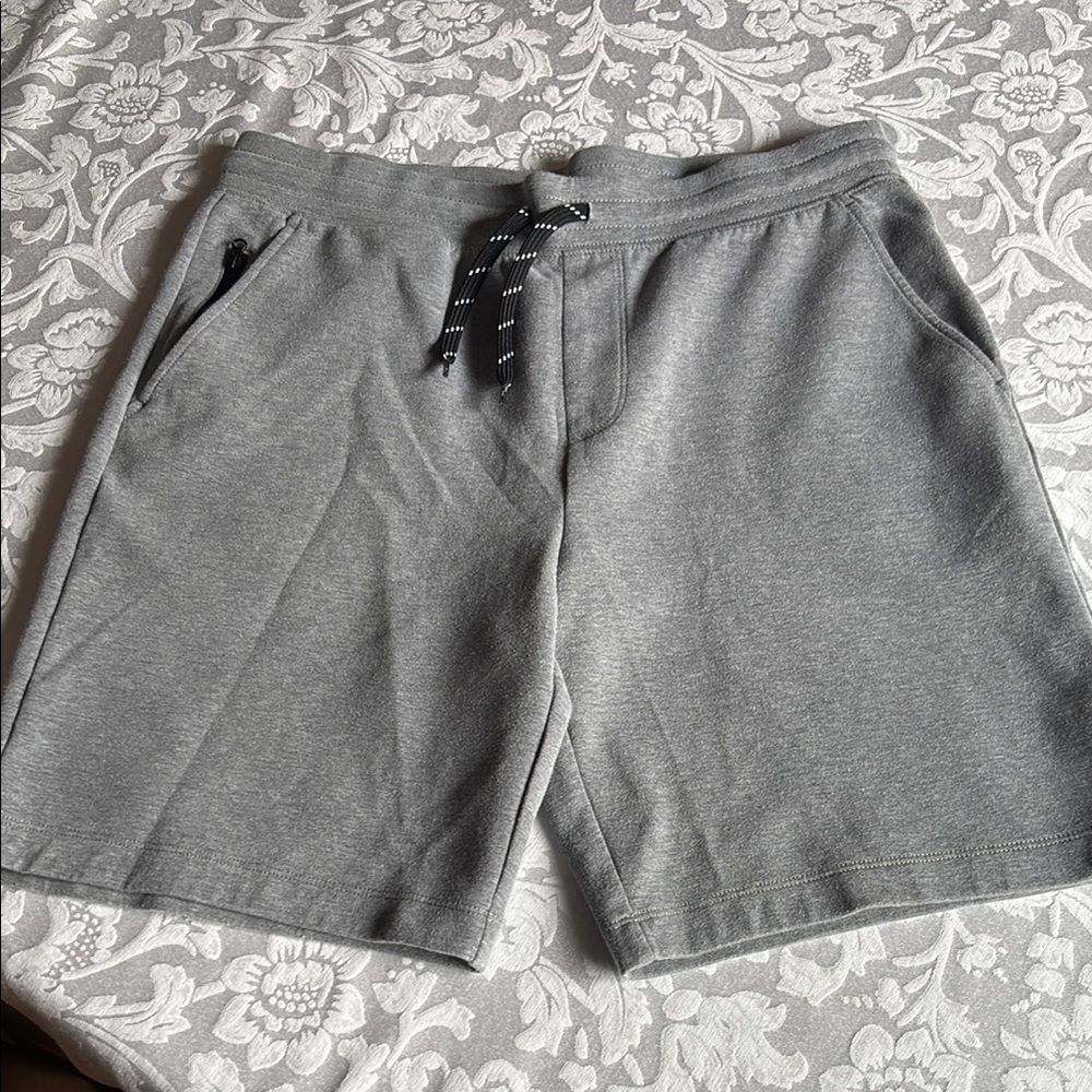 GAP Gray Athletic Shorts with Drawstring Waist